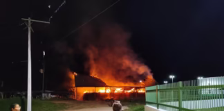 Incêndio atinge parte de olaria no Amazonas