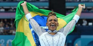 ‘Oscar do esporte’: Rebeca Andrade faz história e vence o Prêmio Laureus