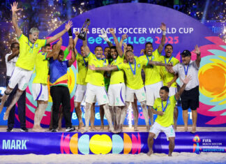 Brasil confirma favoritismo e conquista o hepta na Copa de futebol de areia