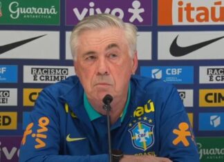 “Quero ver uma equipe que lute”, diz Ancelotti às vésperas de jogo da seleção