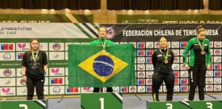 Brasil fatura 28 medalhas, 11 de ouro, no tênis de mesa paralímpico