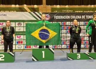 Brasil fatura 28 medalhas, 11 de ouro, no tênis de mesa paralímpico