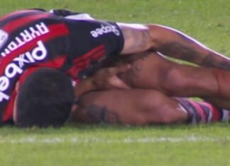 Flamengo confirma cirurgia em Ayrton Lucas após lesão com exposição óssea Ayrton lucas d24am