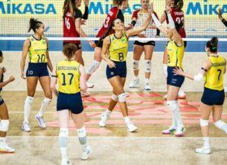 Vôlei: Brasil vence Alemanha e encara Japão na semi da Liga das Nações Volei d24am 1 1024x610