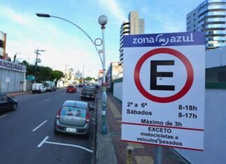 Após fim de desconto, tarifa do Zona Azul passa a ser R$ 3,98 em Manaus Zona azul manaus