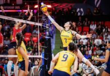 Brasil vence e pega França nas quartas do Mundial de vôlei feminino Brasil vence d24am 1024x613