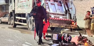 Motociclista morre após colidir com caminhão de lixo na Zona Sul de Manaus Motociclista