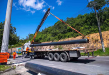 Trecho entre as avenidas Autaz Mirim e Solimões será interditado a partir desta sexta-feira (29), em Manaus Trecho da avenida autaz mirim sera interditado neste sabado 9 para obra da cigas foto divulgacao cigas