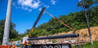 Trecho da Avenida Autaz Mirim será interditado neste sábado (9) para obra da Cigás Trecho da avenida autaz mirim sera interditado neste sabado 9 para obra da cigas foto divulgacao cigas