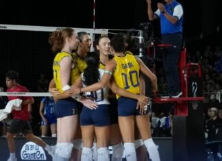 Brasil vira contra a França e vai às oitavas do Mundial de Vôlei Feminino Volei selecao d24am