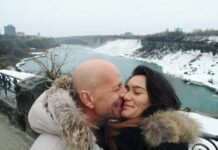 Esposa de Bruce Willis afirma viver ‘um longo adeus’ com a demência do ator Emma heming bruce willis d24am 1024x768