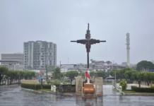 Após dia mais quente do ano, Manaus registra chuva e temperatura cai para 23°C Apos dia mais quente do ano manaus registra chuva e temperatura cai para 23degc foto g1 am