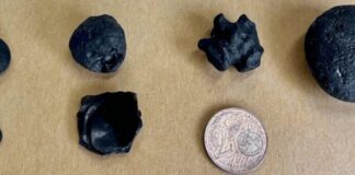 Peças de vidro revelam que meteoro gigante caiu na Terra há 11 mi de anos Pecas de vidro d24am 1024x387