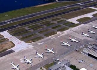 Pista do Aeroporto Santos Dumont é liberada para pousos e decolagens Santos dumond d24am 1024x629