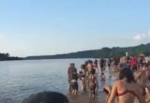 Ataque de piranhas deixou 7 feridos, entre eles bebê que perdeu parte de dedo em balneário no AM