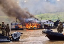 Defensoria do AM pede criação de CPI no Senado para investigar operações contra garimpo no Rio Madeira Operacao boiuna da pf destroi dragas utilizadas no garimpo ilegal no sul do amazonas foto divulgacao pf