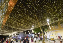 Manaus inicia programação natalina que terá neve artificial e pista de gelo, diz prefeitura