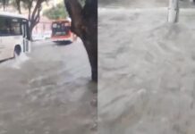 Forte chuva deixa ruas do Centro de Manaus alagadas Wilson lima inaugura espaco es