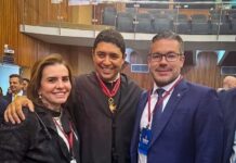 Presidente e corregedor do TCE-AM participam da posse do novo conselheiro do TCE de São Paulo