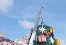 Após acidente, Largo São Sebastião não terá árvore de Natal, informa Governo