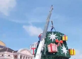 Após acidente, Largo São Sebastião não terá árvore de Natal, informa Governo