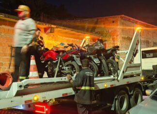 Mais de 100 motos irregulares são apreendidas em ‘adega’ de Manaus