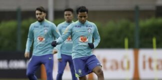 Seleção realiza primeiro treino para amistosos na Europa