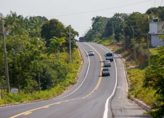 AM-010: primeira etapa da reforma entrega 142 km reconstruídos entre Rio Preto da Eva e Itacoatiara