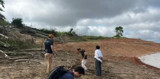 Seca do Rio Amazonas revela sítio arqueológico com vestígios pré-coloniais