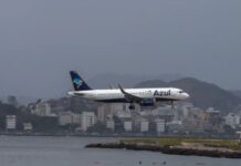 Vento forte faz aeronave arremeter em Congonhas