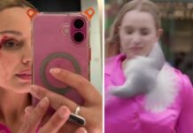 Repórter é atingida por gaivota durante gravação