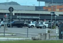 Polícia reforça segurança em aeroporto para receber suspeitos de agredir ‘Orelha’