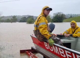 Ciclone extratropical se intensifica em Santa Catarina