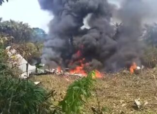 Queda de avião militar na Colômbia deixa 8 mortos e 77 feridos