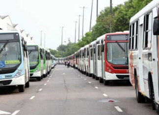 Greve de ônibus prevista para segunda é suspensa temporariamente em Manaus