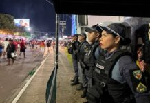 Primeira noite de Garantido e Caprichoso encerra sem registros de ocorrências