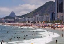 Marinha emite alerta de ressaca no Rio de Janeiro com ondas de 2,5 metros