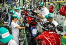 Produção de motos em Manaus cresce 6,3% e tem melhor semestre em 15 anos, diz Abraciclo