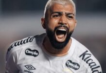 Gabigol sobe para a 8ª posição na artilharia histórica do Brasileirão