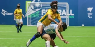Brasil é vice-campeão da Copa América de futebol de cegos