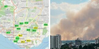 Qualidade do ar em Manaus varia após incêndio no Cacau Pirêra