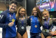Brasil fecha Copa do Mundo de ginástica com mais cinco pódios
