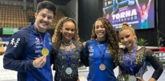 Brasil fecha Copa do Mundo de ginástica com mais cinco pódios