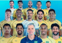 Brasil vence Argentina no vôlei masculino e garante vaga nas Olimpíadas