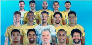 Brasil vence Argentina no vôlei masculino e garante vaga nas Olimpíadas